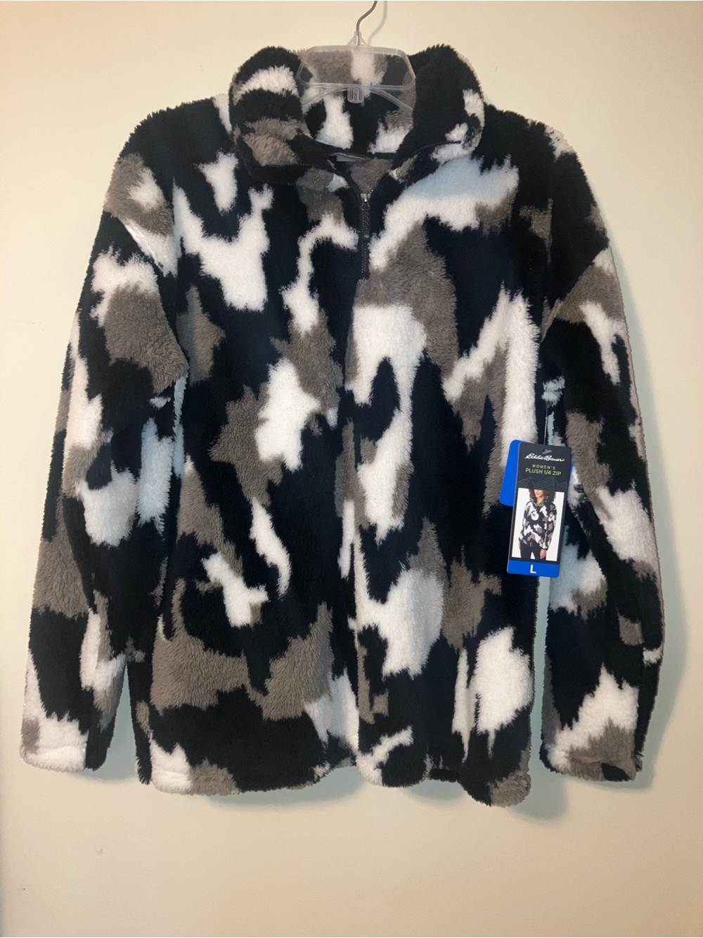 Eddie Bauer NWT Plush 1/4 Zip Pullover